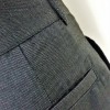 Pantalone in tessuto tecnico Bio tencel traspirante e leggero LINEA RUBEN ANTRACITE Di ViolaClandestina- particolare tasca dietro